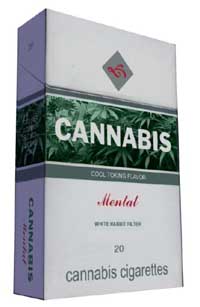 a packet of cannabis