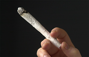 picture of Mayor Bloomberg's cannabis joint?